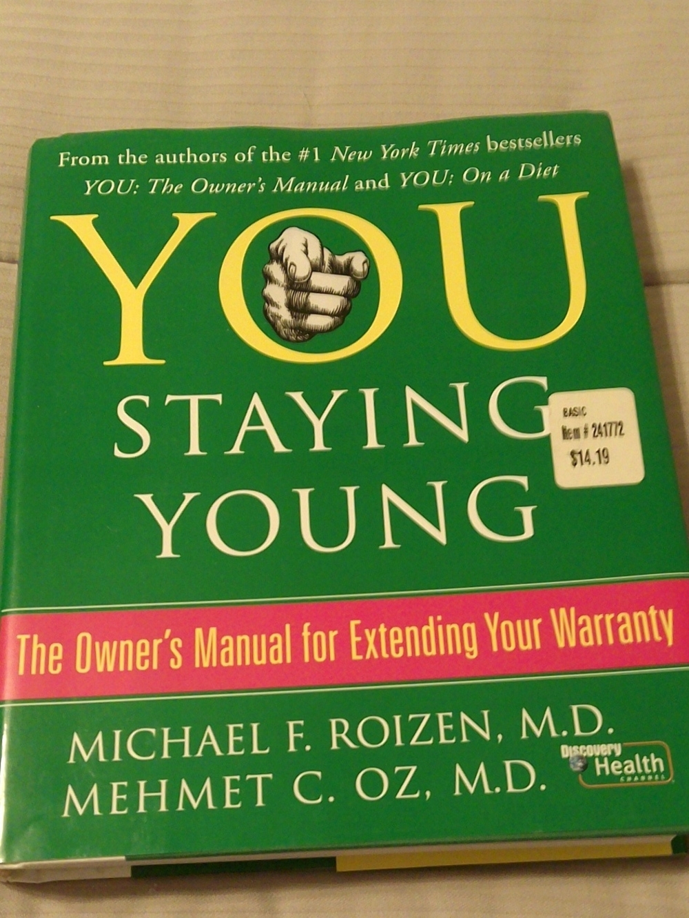 YOU Staying Young Hardcover Book - Green